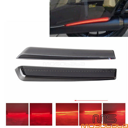 LED Run Brake Flowing Tail Light for Harley Touring Road Glide (2014-2023)
