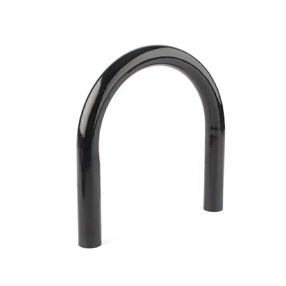 Black Stainless Steel Rear Seat Hoop Loop Frame Trim for Universal Cafe Racer