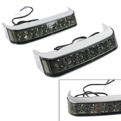 LED Saddlebag Run/Brake/Turn Light Lens for Harley 2009-2013