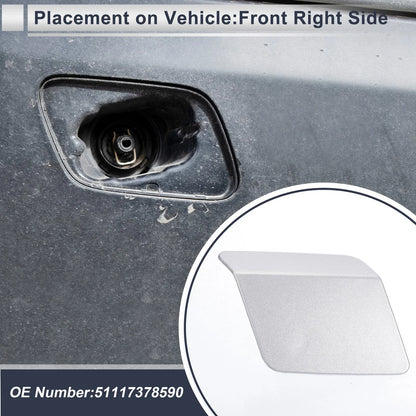 Front Right Side Bumper Headlight Washer Nozzle Cover Cap for BMW X5