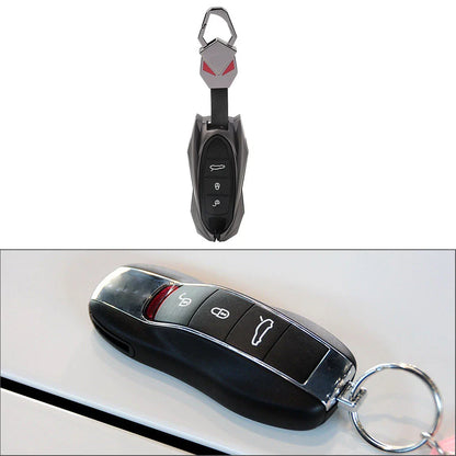 Black Remote Key Fob Case Shell Cover for Porsche Carrera 911 (2012-2019)