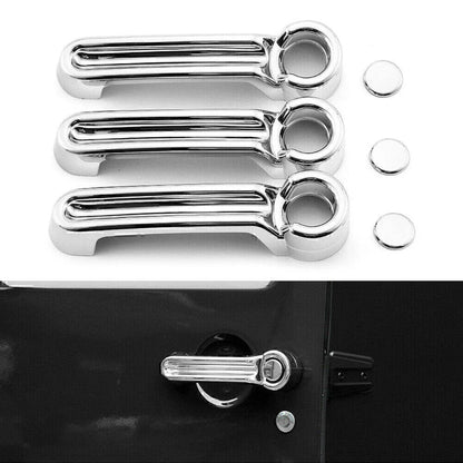 Exterior Door Handle & Tailgate Cover Trim for JEEP Wrangler JK (07-17)