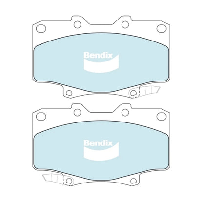 HD Front Disc Brake Pad Set for Toyota Landcruiser 80 Series (1990–1998)