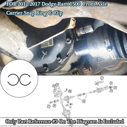 Front Axle Carrier Snap Ring C Clip for Dodge Ram 1500 (2012-2017)