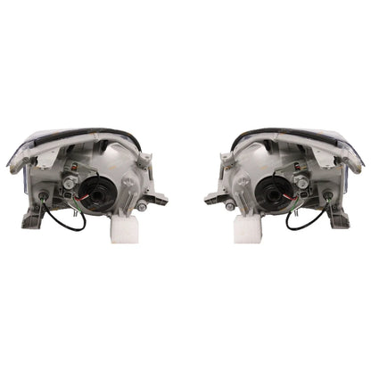 2 x Chrome Headlights for Toyota Prado GRJ120 KDJ120 KZJ120 (2003–2009)