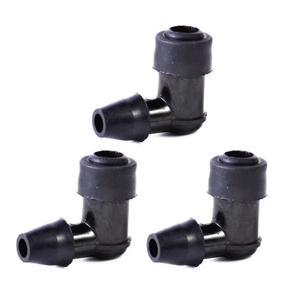 3 Pcs 90 Degree Non Resistor-Plug Cap Covers for Motorcycle Bike ATV