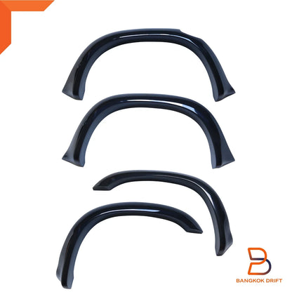 3" Black Wheel Arches Fender Flares for Toyota Hilux Ute Extra Cab (88-96)