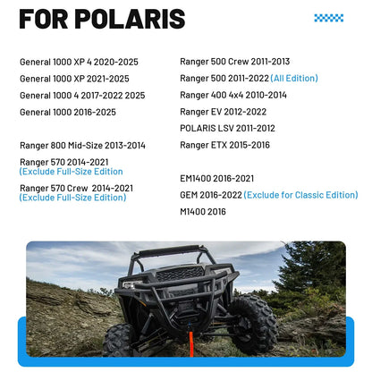2 x Tailgate Cable for Polaris Ranger 500 (2011–2022)