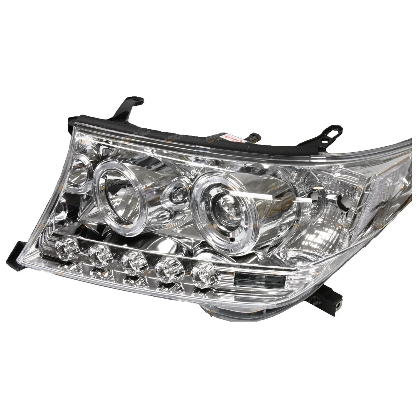 Angel-eye Projector LED Chrome Headlights for Landcruiser 200 Series(2007–2015)