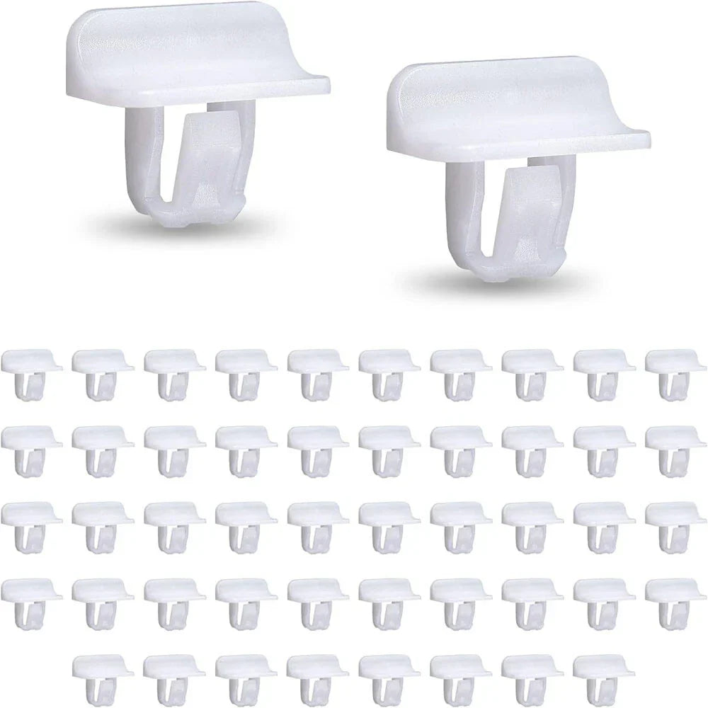 50 x Bumper Grille Retainer Moulding Clips for Jeep Chrysler Dodge (2011-2023)