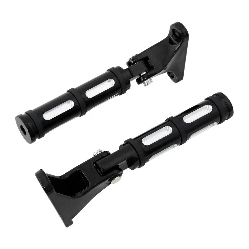 Black Passenger Footpeg for Harley Road King Street Electra Glide (1993-2025)