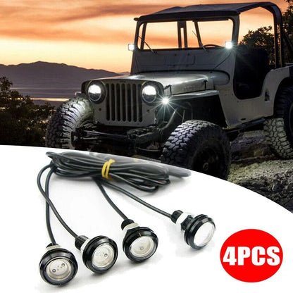 4 x 12V LED Lamp Car Grille Lighting Lights Waterproof for Ford Raptor