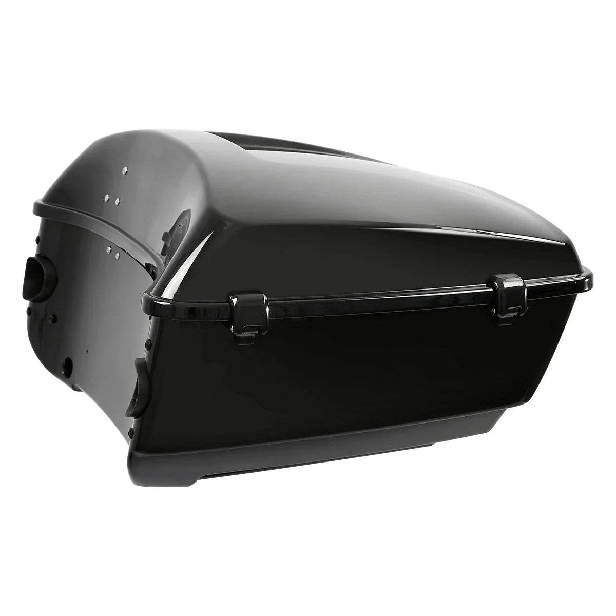 Black King Trunk Pad Mount Rack for Harley Touring (2014-2025)