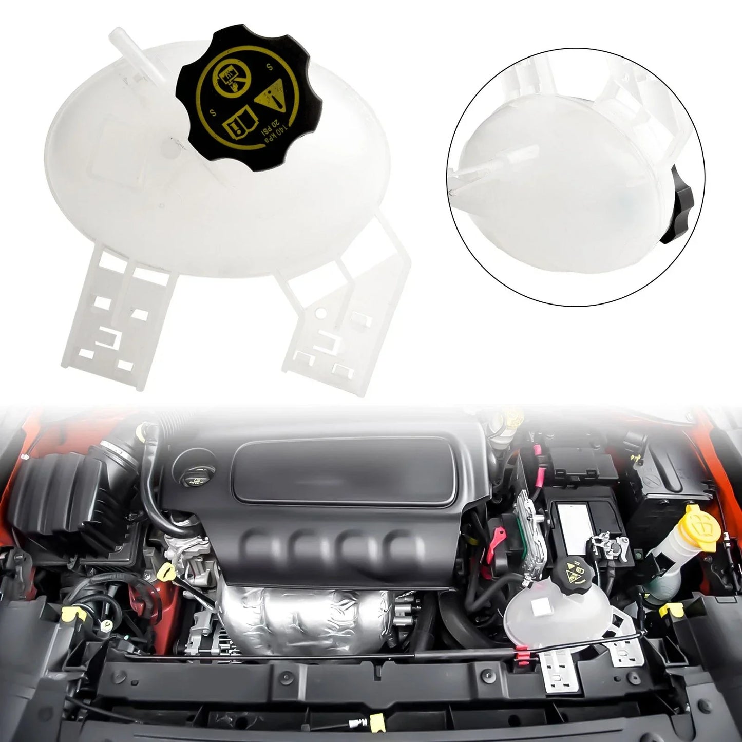 Radiator Expansion Tank High Universality for Jeep Compass