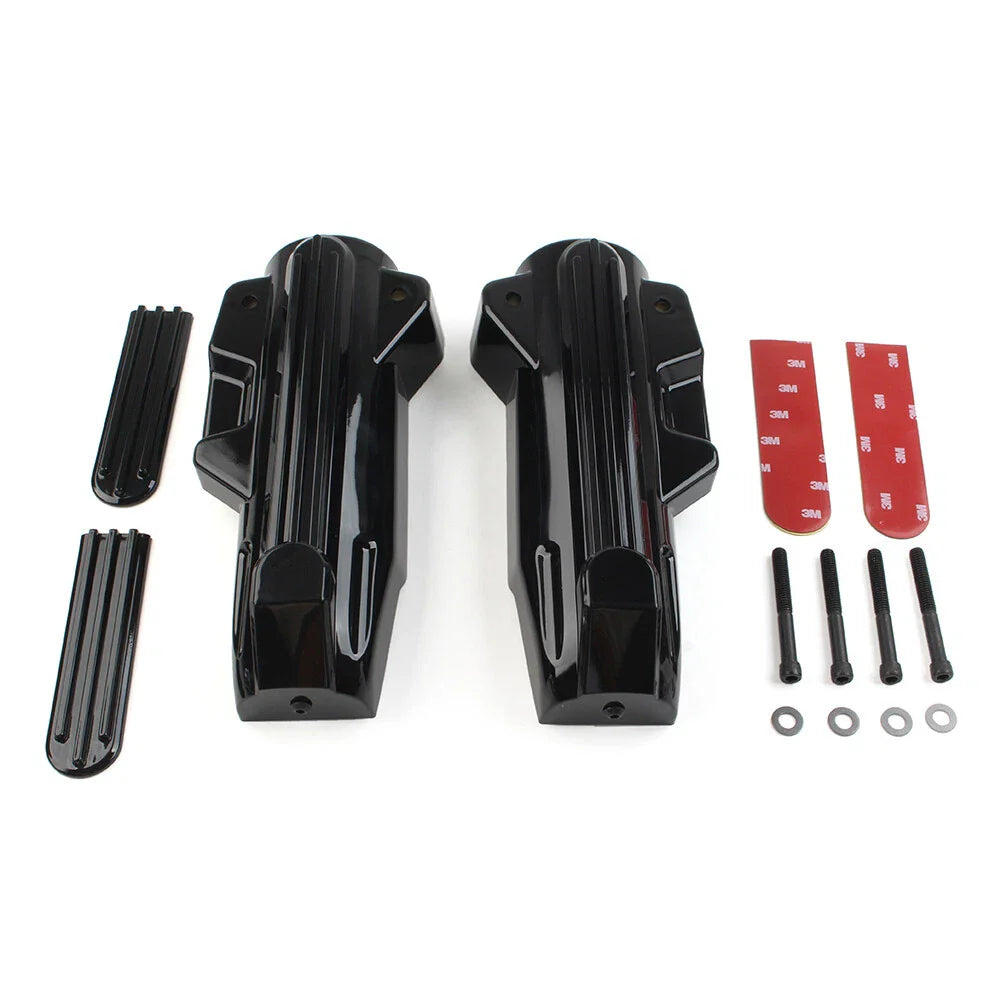 Upper Fork Slider Accents & Lower Fork Covers for Harley Electra Street Road (14-22)
