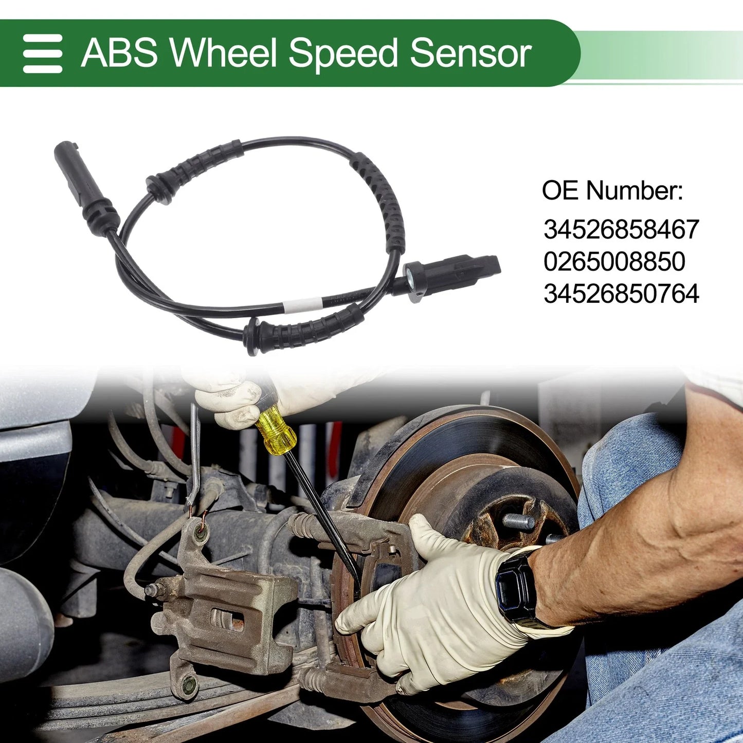 ABS Wheel Speed Sensor 1 Pc for BMW X1 (2014 - 2020)