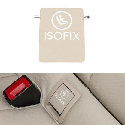 Beige ISOFix Child Seat Hook Anchor Cover for Benz GLC (2016-2021)
