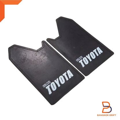 Mud Flaps for Toyota 4x4 4WD Off-Road Truck - Black Rubber
