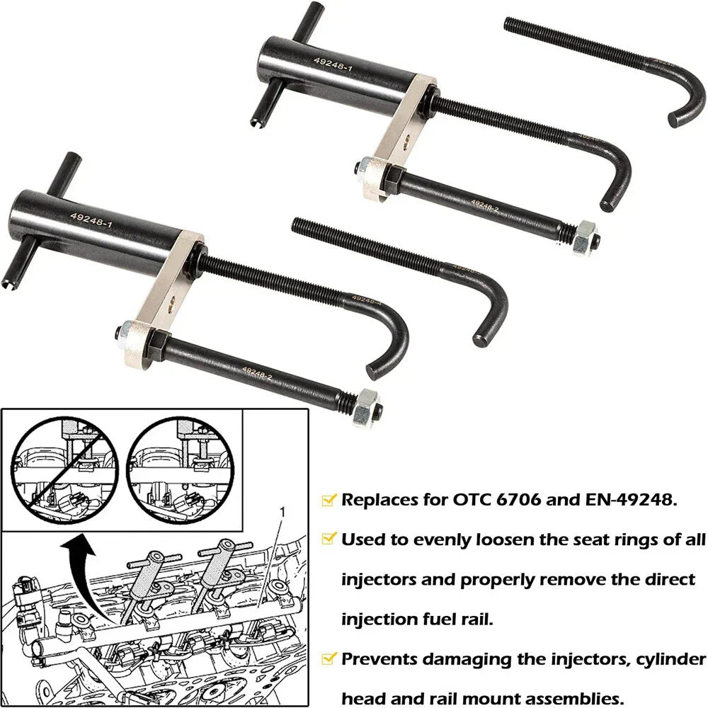 Fuel Injector Rail Assembly Remover & Seal Tools for GM245