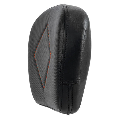 Black Rear Passenger Backrest Pad for Harley Touring Road Electra Glide (2009-2023)