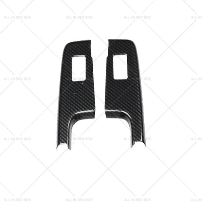 Carbon Fiber Window Lift Trim for Isuzu D-Max 2021-2023