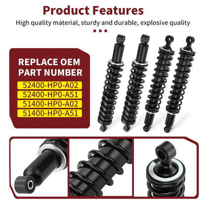 Front & Rear Shocks Absorber for Honda Foreman 500 TRX500FE/FM (2005–2011)