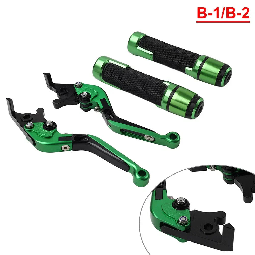 Folding Extendable Brake Clutch Levers & Handlebar Grips for BMW R1200GS (2004-2018)