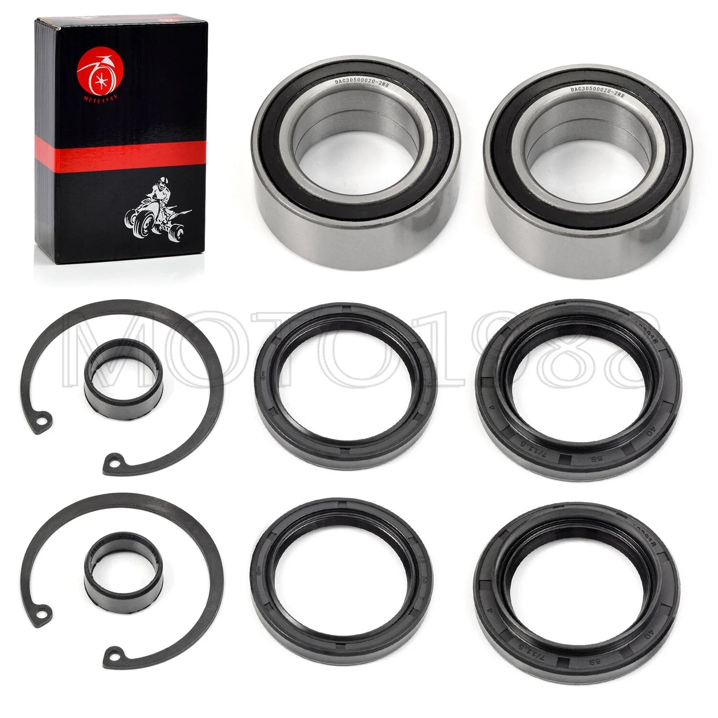 Wheel Bearing & DUST Seal for HONDA Fourtrax 300 TRX300FW 4x4 (1988–2000)