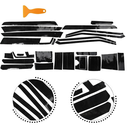 1 x Carbon Fiber Interior Trim Decals for Mercedes E-Class W212 (2009–2016)