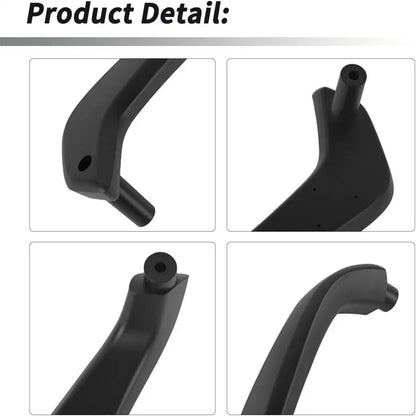 Car Interior Door Handle Manual Window Panel Left + Right for Ford Fiesta (2011-2020)