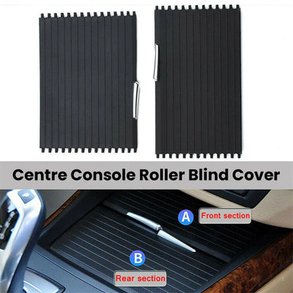 Storage Box Center Console Roller Blind Covers x2 for BMW X5 X6 (2007-2014)