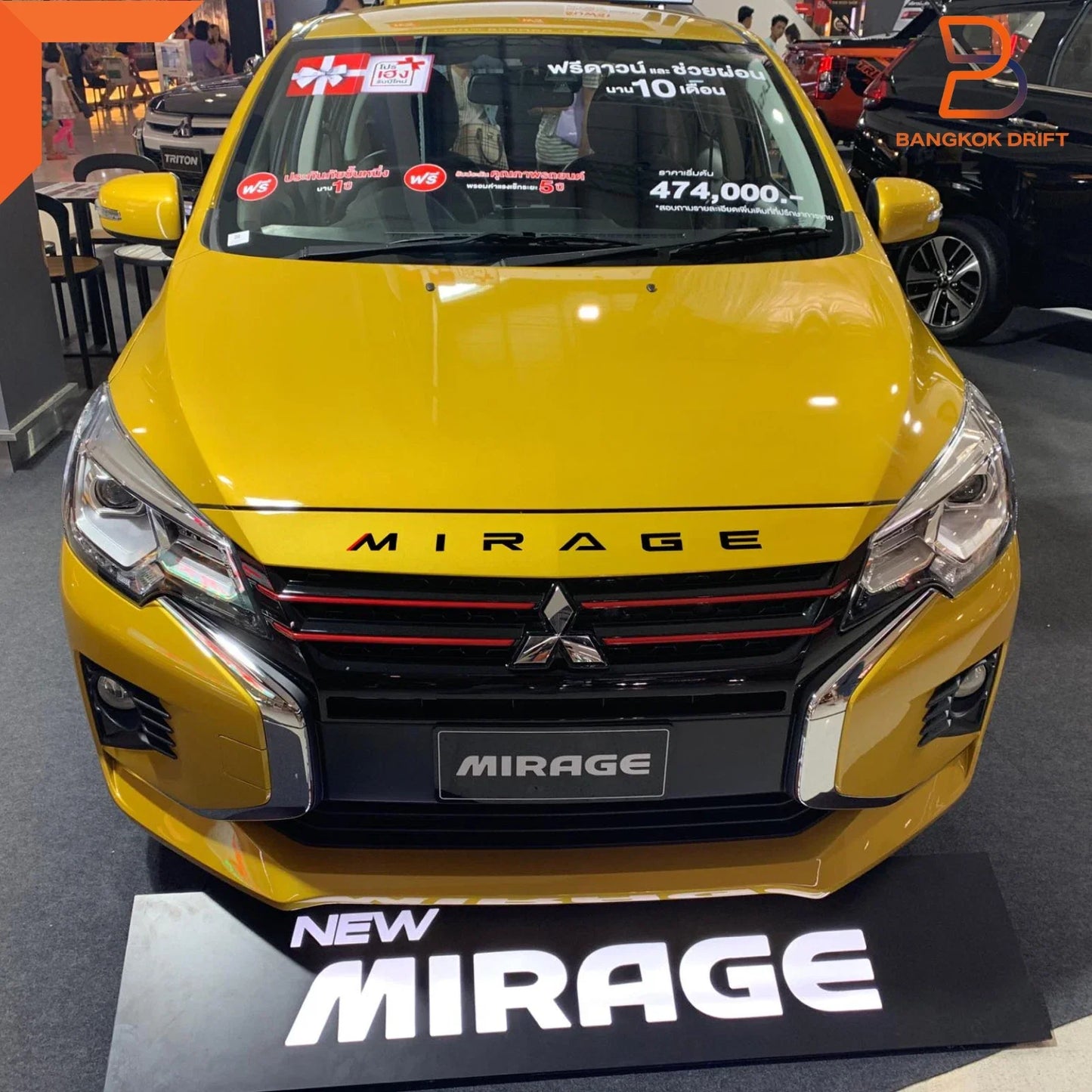 3D Acrylic Logo Emblem Badge for Mitsubishi Mirage