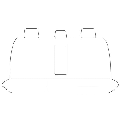 Tailor Made Black Neoprene Seat Covers for Toyota Hilux GGN120/125 (2015-2017)
