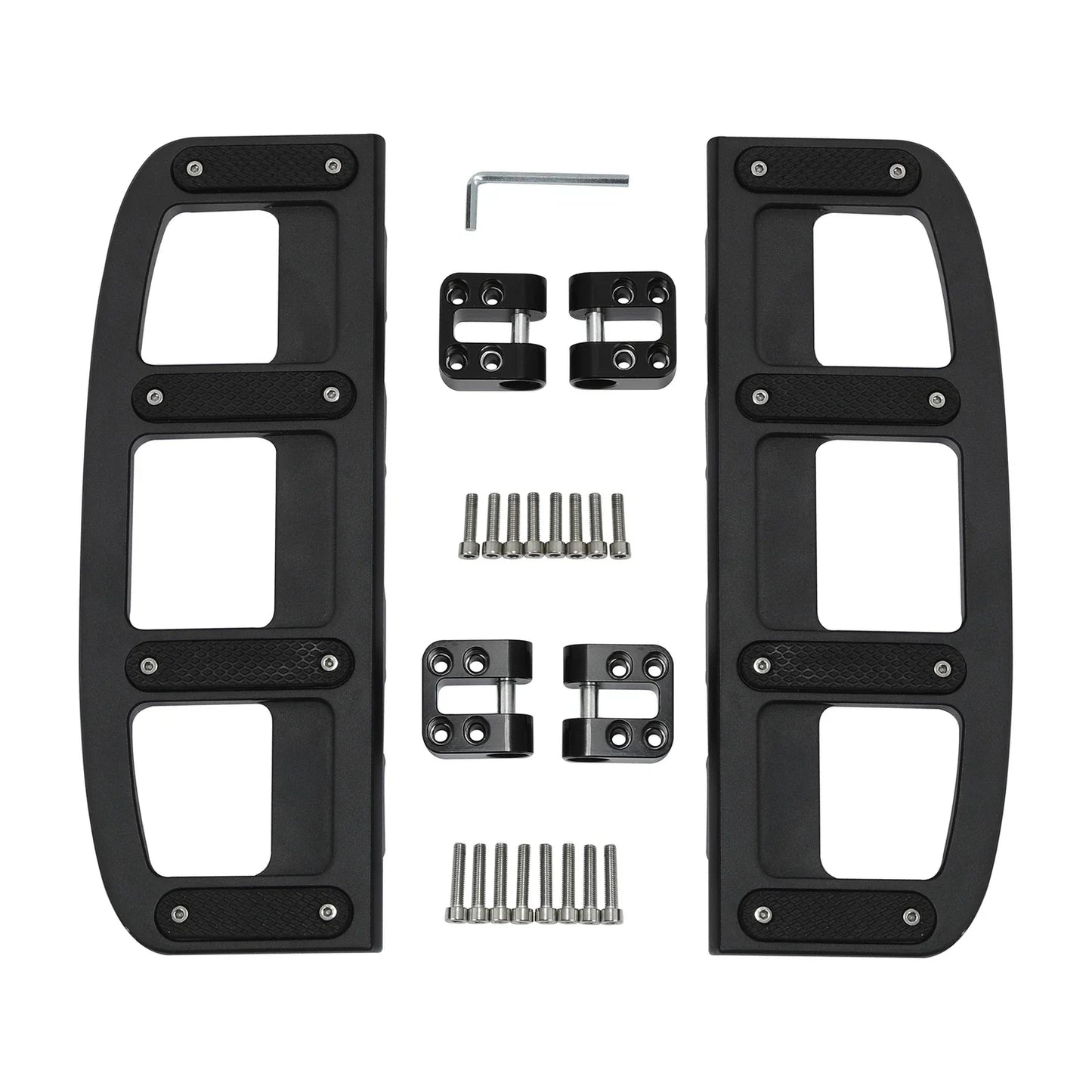 Matte Black Driver Footboard for Harley Road King, Glide (2009-2024)