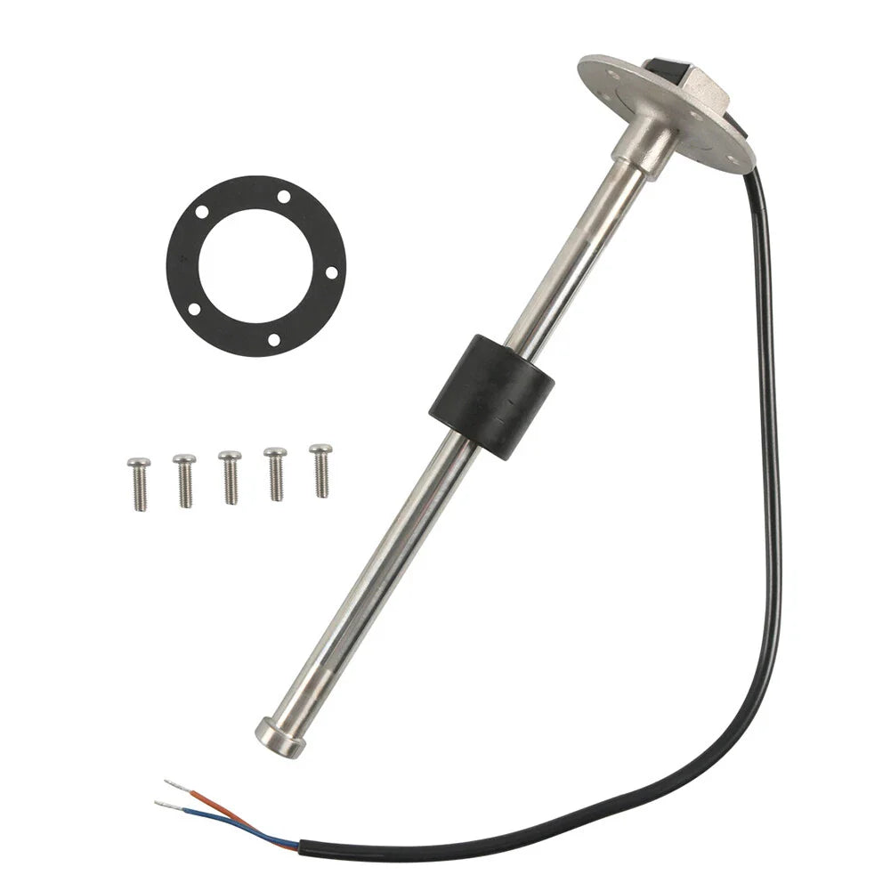 Fuel Water Tank Level Sensor + 52mm Fuel Level Gauge for Marine Boat (0-190ohms)
