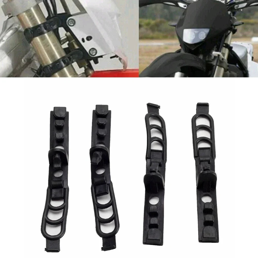 4Pcs Rubber Straps for Yamaha YZ125 YZ250 Honda CR125 Suzuki