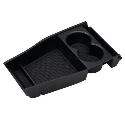 1x Front Center Console Storage-Box ABS-Black Organizer Tray for Hyundai