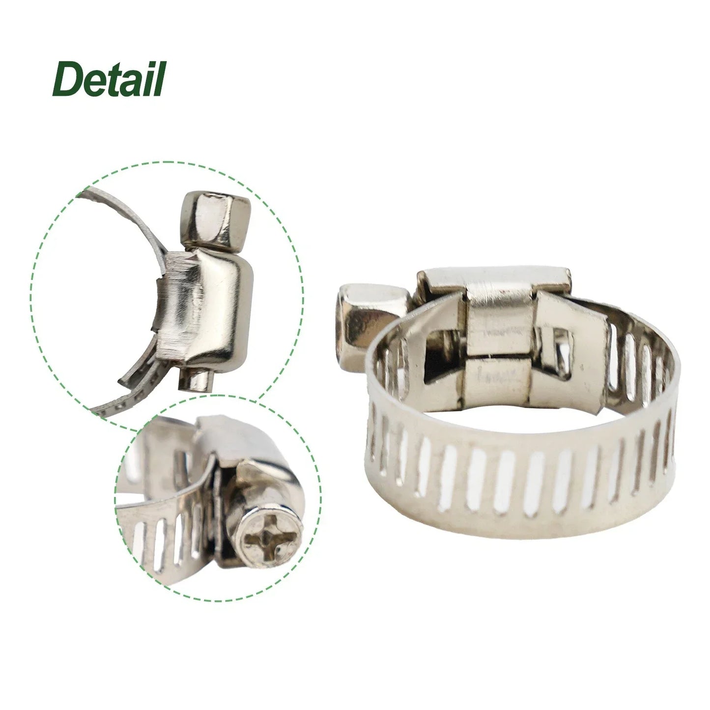 Stainless Steel Clips Drive Hose Clamps Fuel Line Accessories