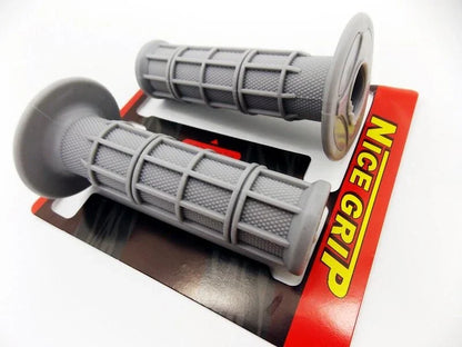 Grey Hand Grip Set for Suzuki RM125  - Left & Right Pair