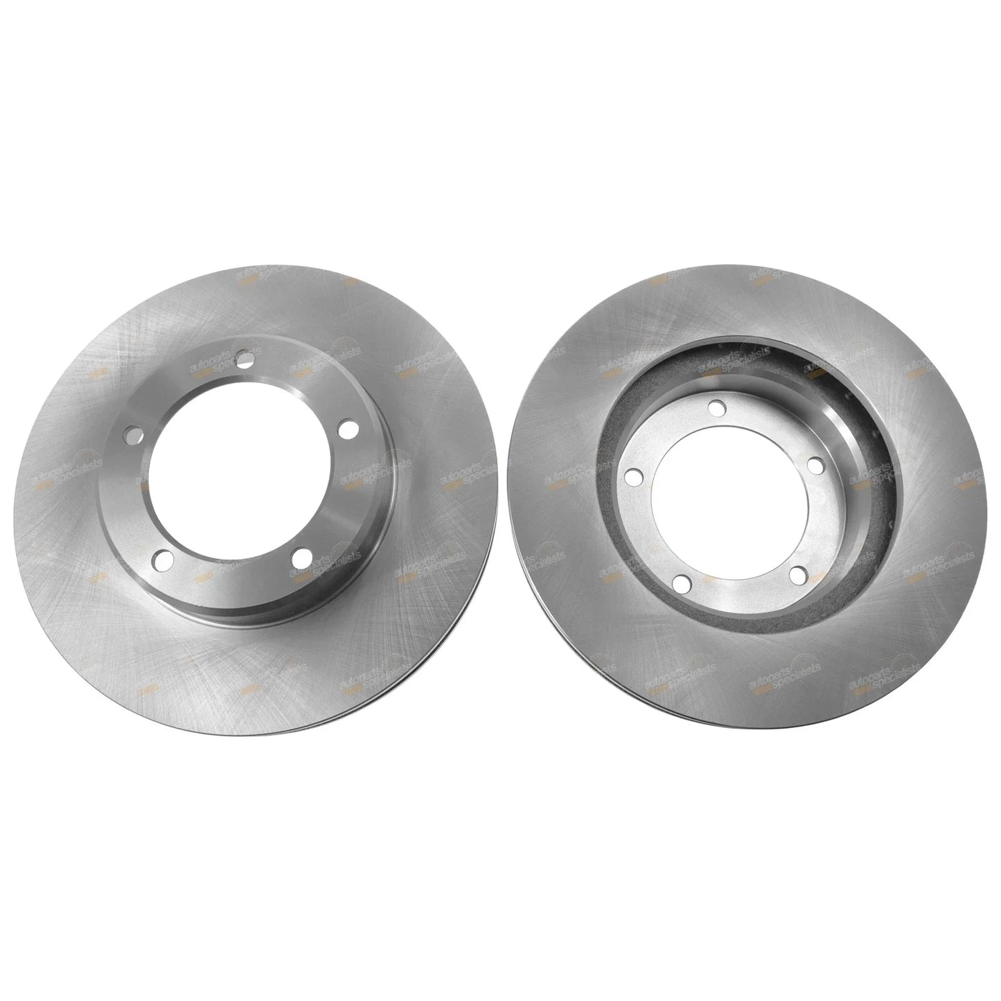 2 x Front Disc Rotors for Toyota Landcruiser VDJ76 VDJ78 VDJ79 (2007–2019)
