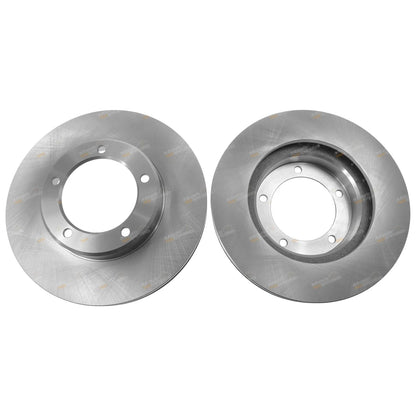 2 x Front Disc Rotors for Toyota Landcruiser VDJ76 VDJ78 VDJ79 (2007–2019)