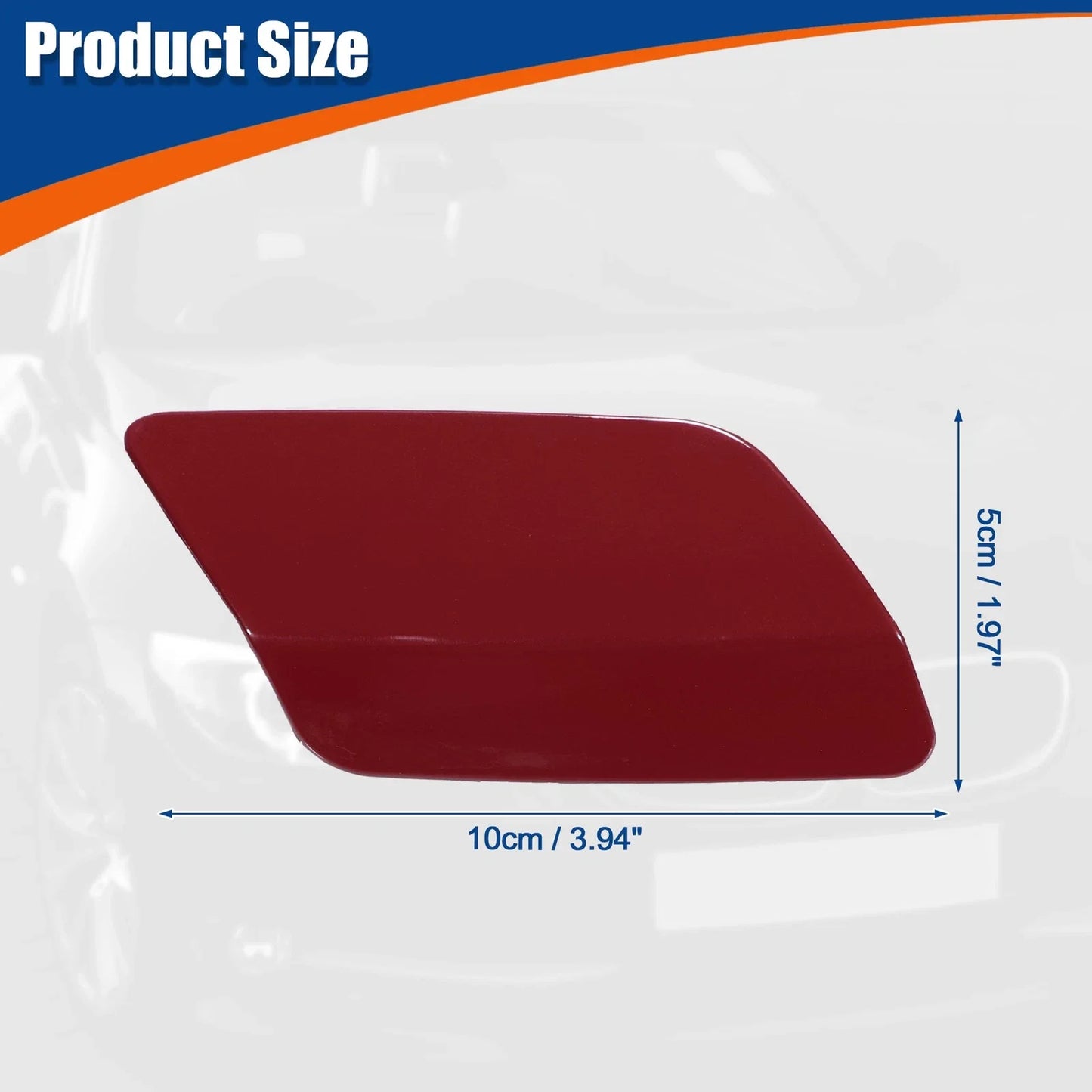 Right Side Front Bumper Washer Nozzle Cover for BMW E92 Gloss Red (2011 - 2013)