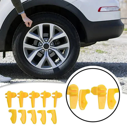 Wheel Protector Birds Head Restraints Round Plastic Pad