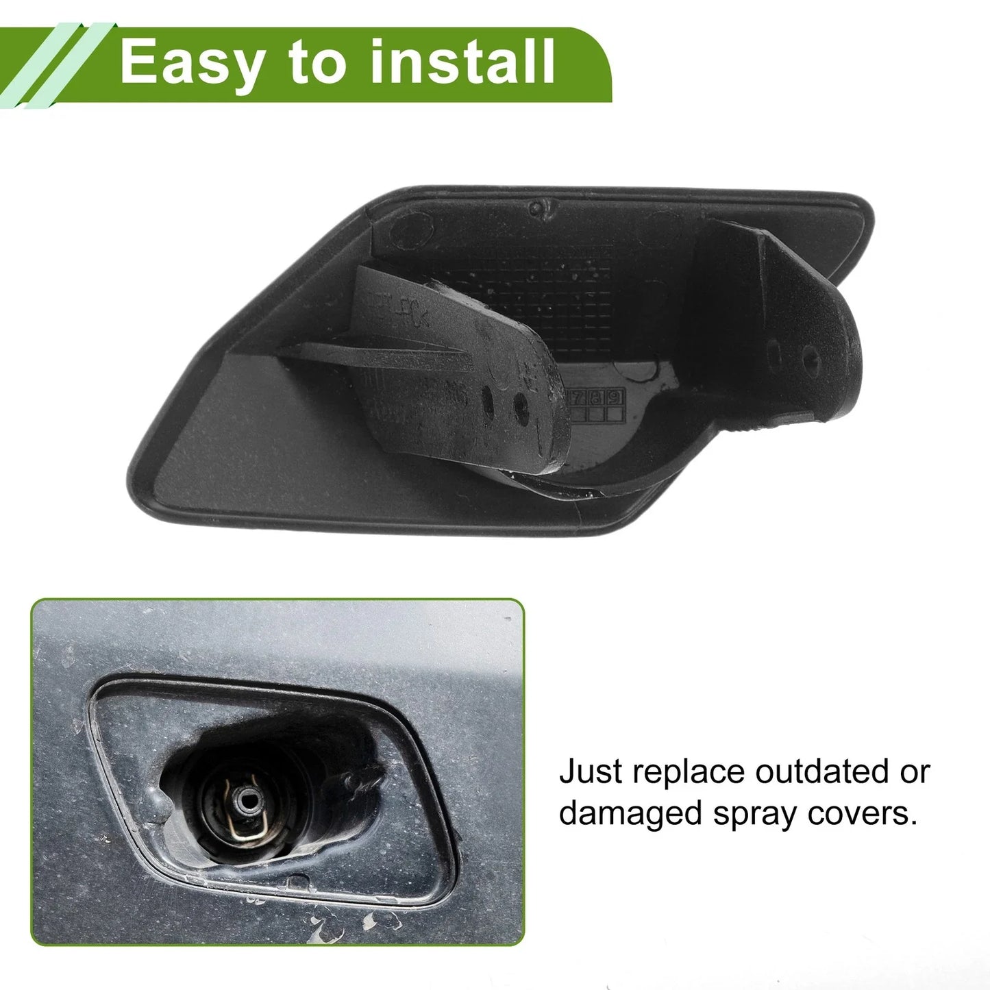 Front Right Washer Nozzle Cover Cap for BMW 320i (2013-2018)