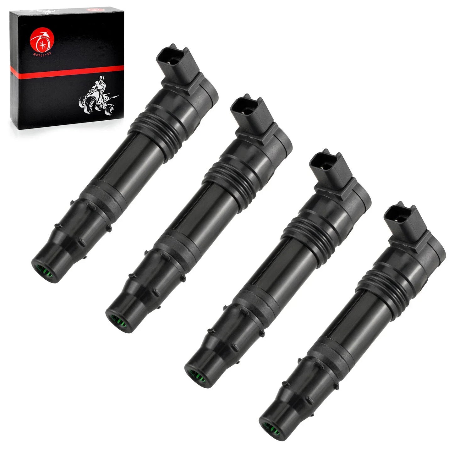 4x Ignition Coils for Kawasaki ZX1400/ZX1000 ZX-14/ZX-14R/ZX-14/ZX-10R (2006–2023)
