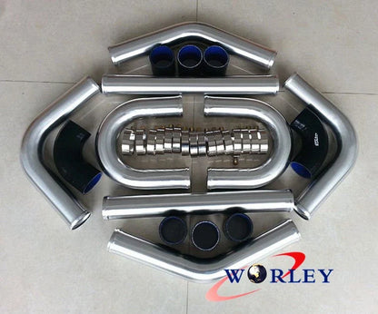 2.25" Aluminum Universal Intercooler Turbo Piping Kit for Car