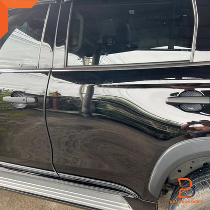 Matte Black Keyless Door Handle Cover Trim for Mitsubishi Triton L200 (2015-2023)