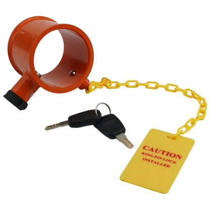 Alloy Wheel King Pin Lock / 2 x Keys for Trailers