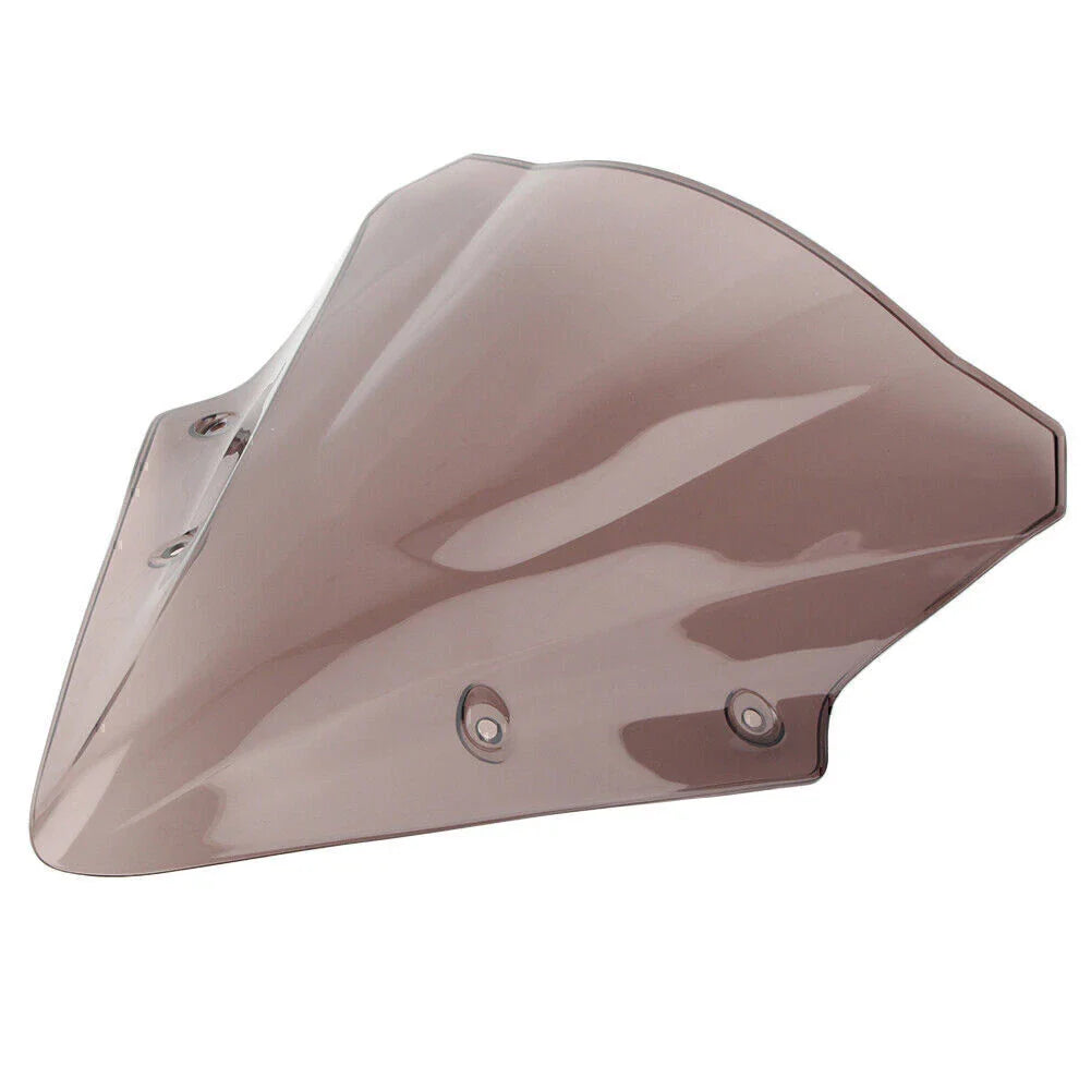 Smoke Dual Bubble Windscreen for Kawasaki Ninja 650 EX650 ER6F (2017-2019)