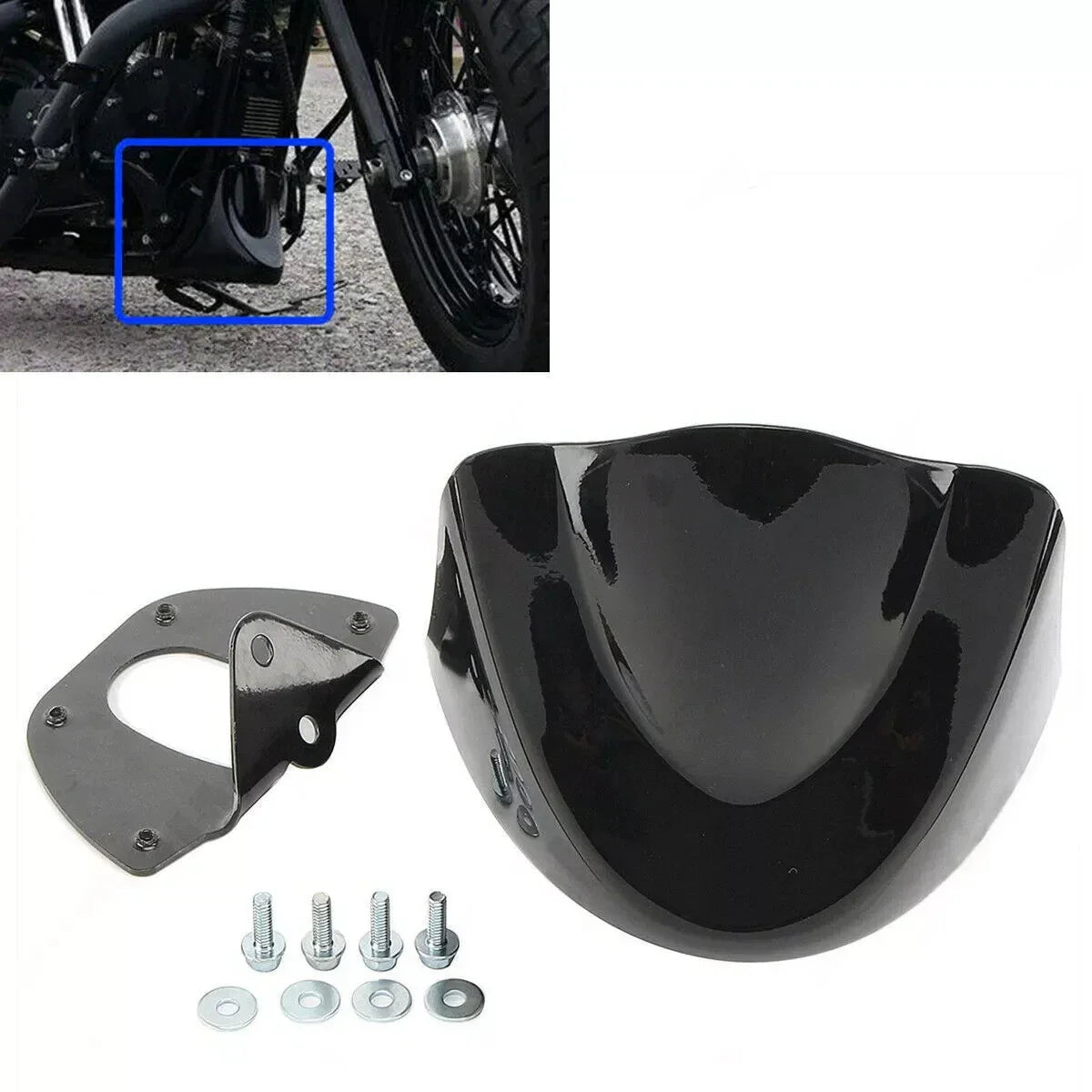 Chin Spoiler Cover for Harley Dyna (2006-2017)